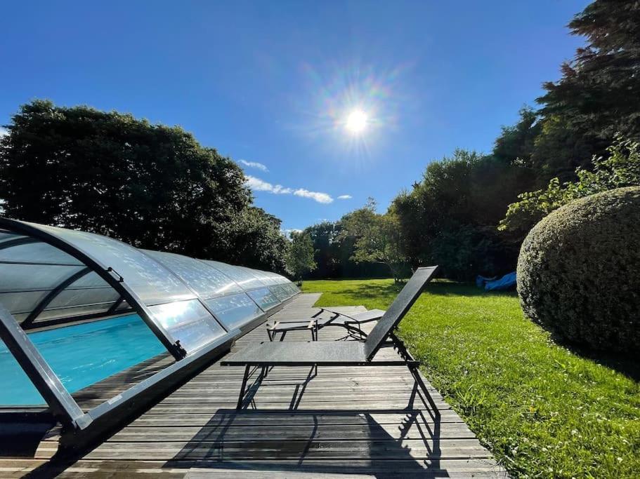 Le Gite Marie-Galante : Belle Maison D'Hotes Avec Acces Piscine En Ete Lanmeur المظهر الخارجي الصورة